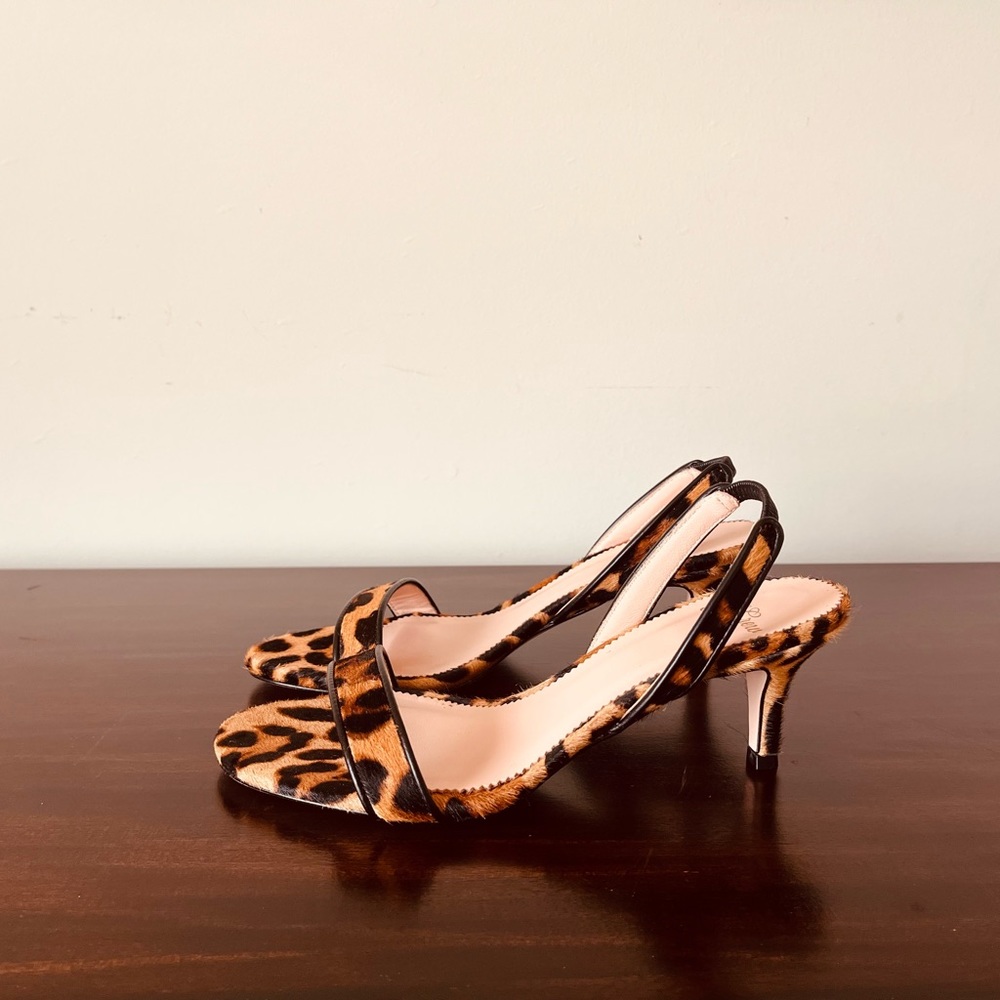 J.Crew Real Fur: Dyed Calf Hair Sandals